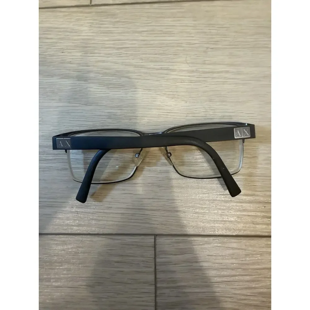 Armani Exchange AX1019 6089 Gunmetal Rectangle Eyeglasses Frames 54-17 140